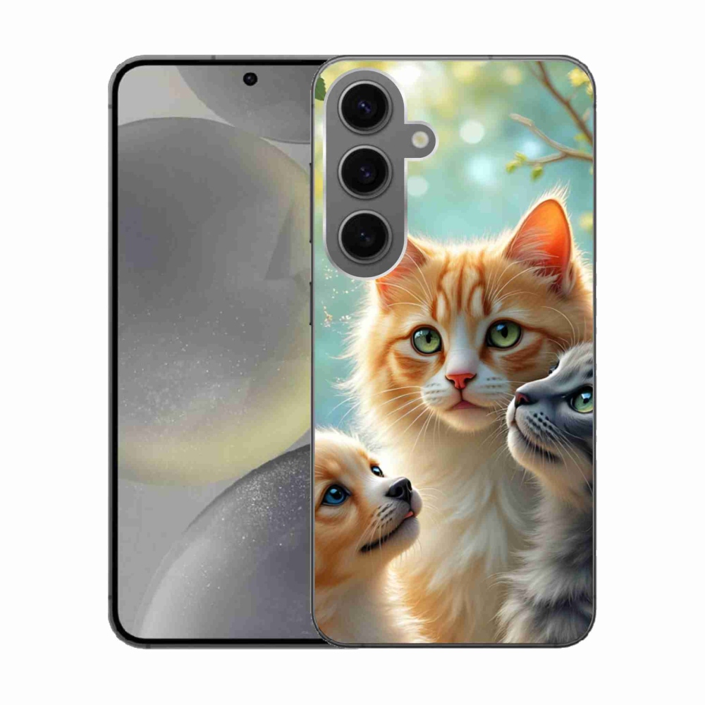 Gelový kryt mmCase na Samsung Galaxy S24 - zvířecí přátelství 2