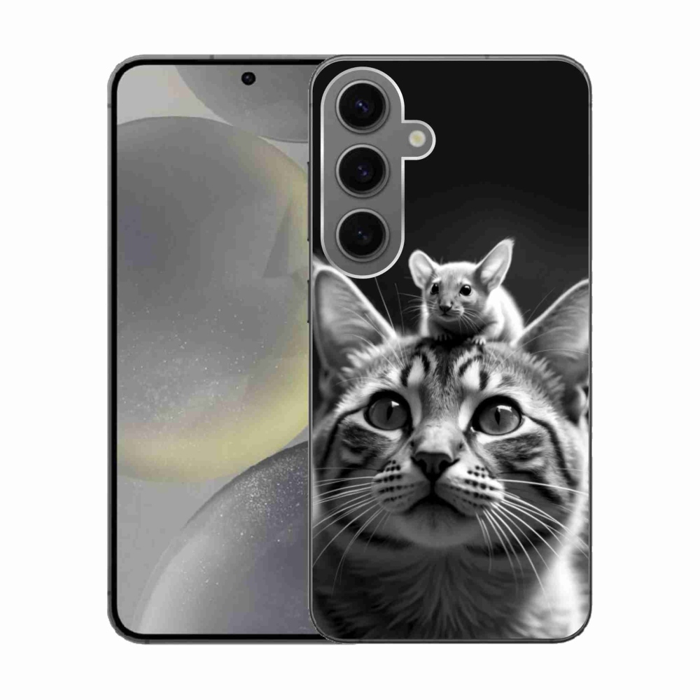 Gelový kryt mmCase na Samsung Galaxy S24 - zvířecí přátelství 2