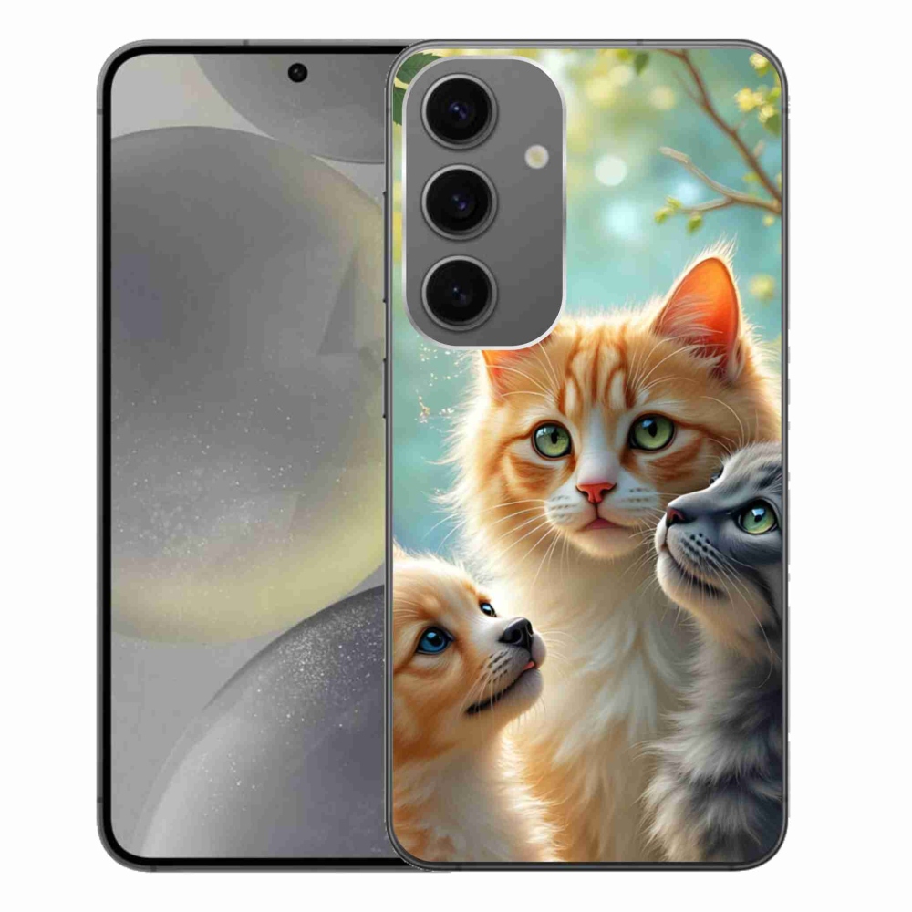 Gelový kryt mmCase na Samsung Galaxy S24+ - zvířecí přátelství 2