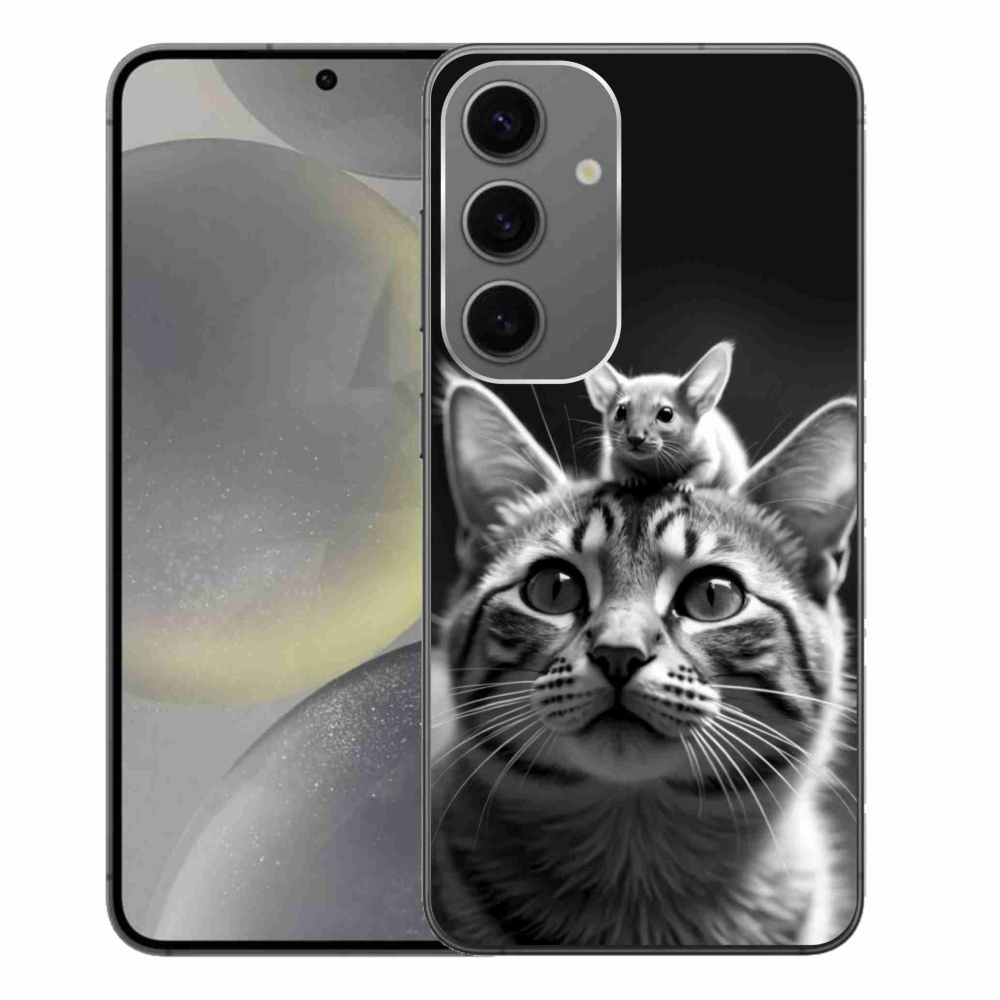 Gelový kryt mmCase na Samsung Galaxy S24+ - zvířecí přátelství 2