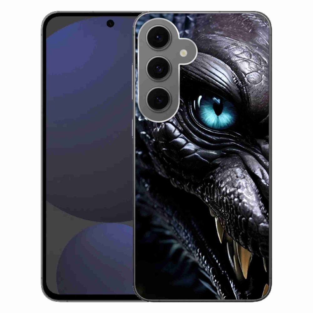 Gelový kryt mmCase na Samsung Galaxy S24FE - dračí pohled