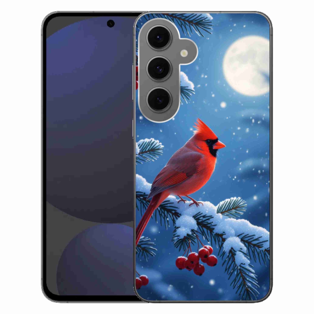 Gelový kryt mmCase na Samsung Galaxy S24FE - kardinál červený