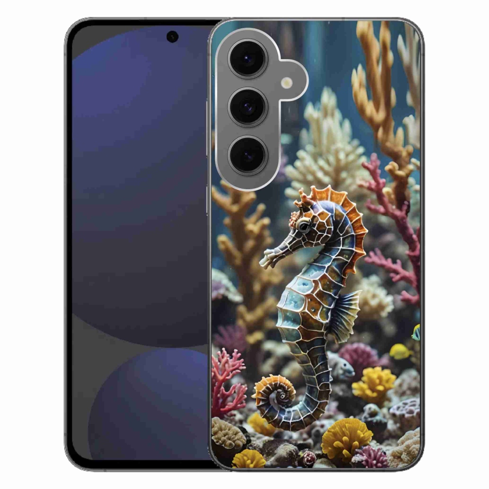 Gelový kryt mmCase na Samsung Galaxy S24FE - mořský koník 2