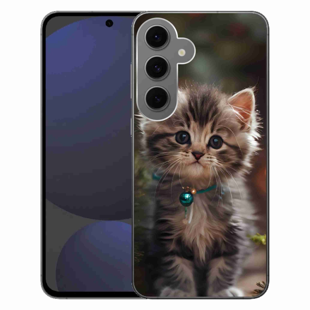 Gelový kryt mmCase na Samsung Galaxy S24FE - roztomilé kotě 11