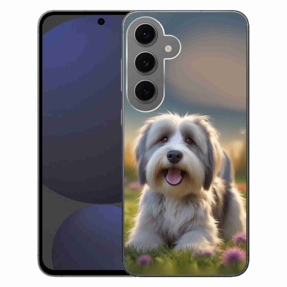 Gelový kryt mmCase na Samsung Galaxy S24FE - roztomilý havanský psík