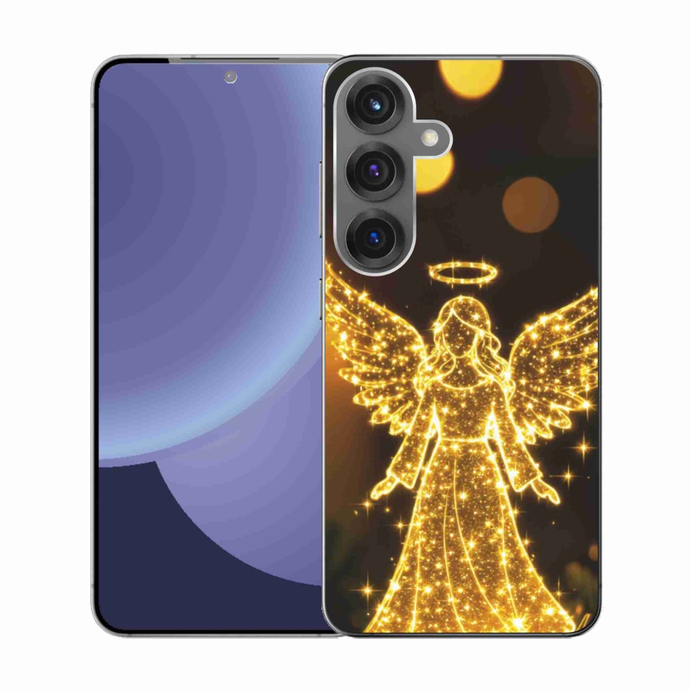 Gelový kryt mmCase na Samsung Galaxy S25 - anděl