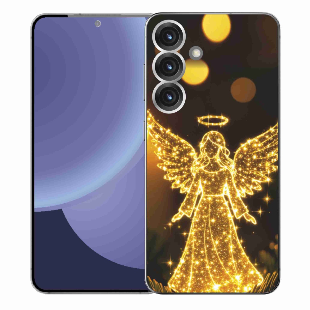Gelový kryt mmCase na Samsung Galaxy S25+ - anděl