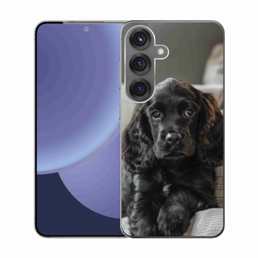 Gelový kryt mmCase na Samsung Galaxy S25 - anglický kokršpaněl