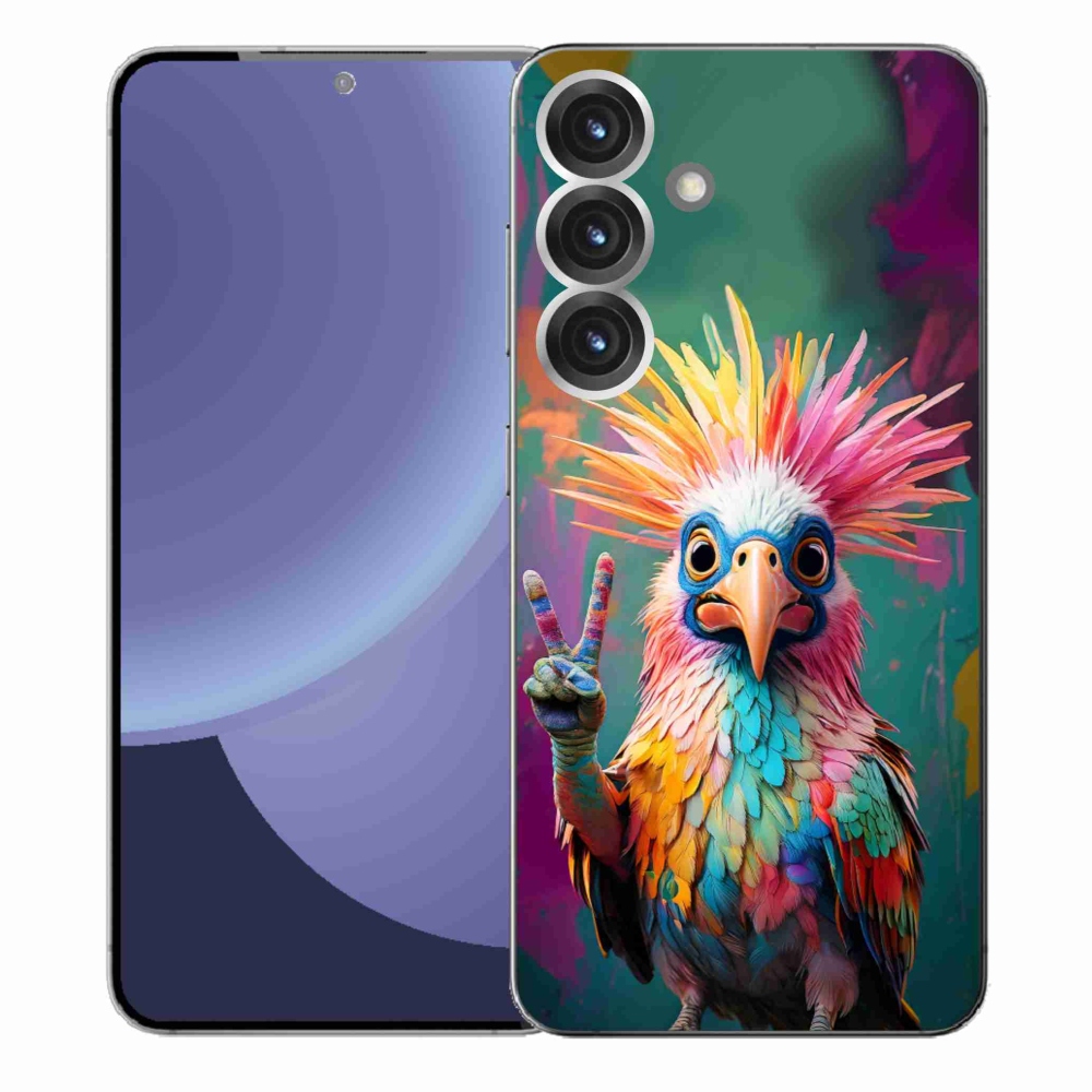 Gelový kryt mmCase na Samsung Galaxy S25+ - barevný rebel