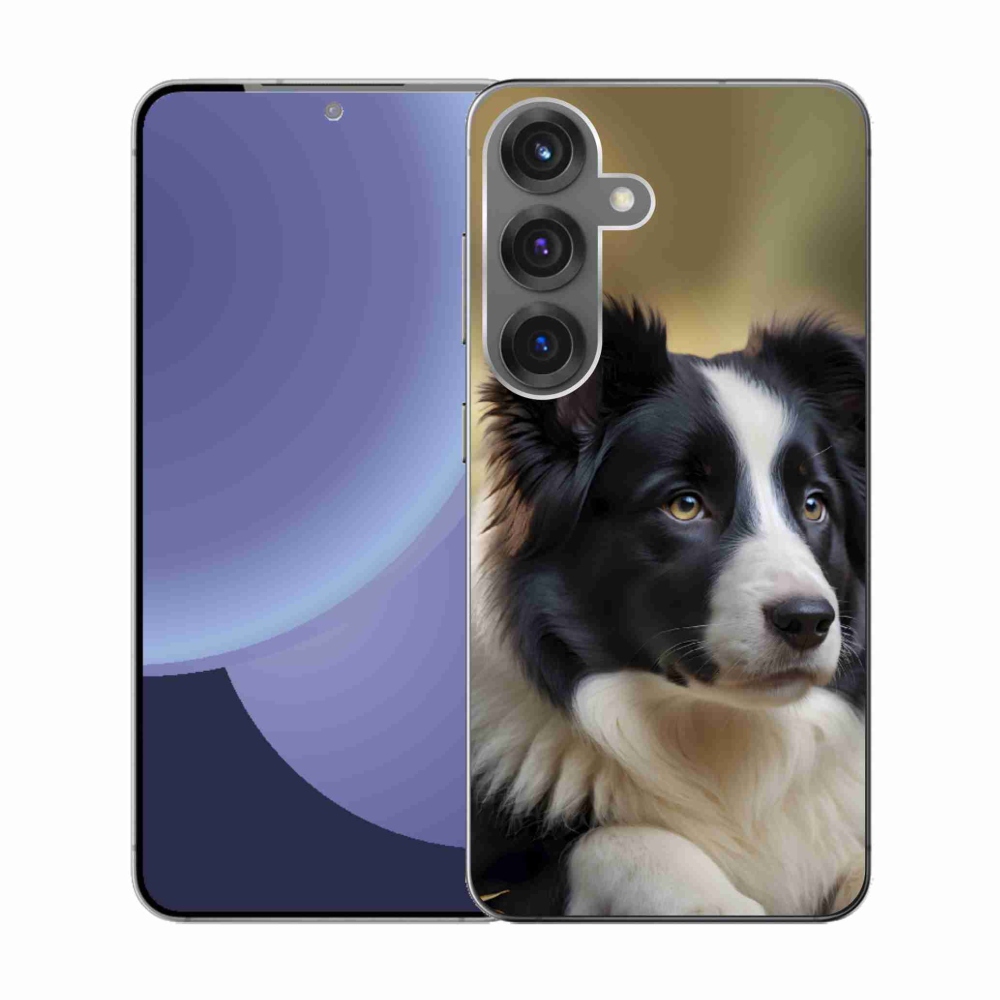 Gelový kryt mmCase na Samsung Galaxy S25 - border kolie 2