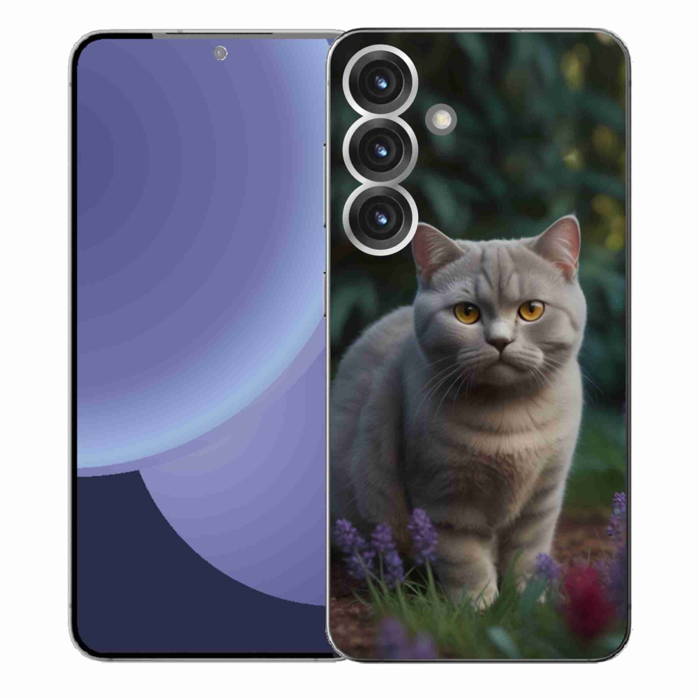 Gelový kryt mmCase na Samsung Galaxy S25+ - britská kočka