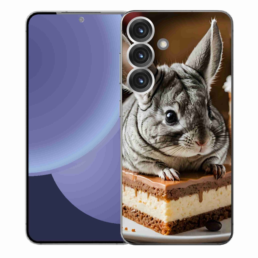 Gelový kryt mmCase na Samsung Galaxy S25+ - činčila