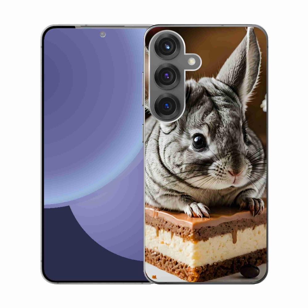 Gelový kryt mmCase na Samsung Galaxy S25 - činčila