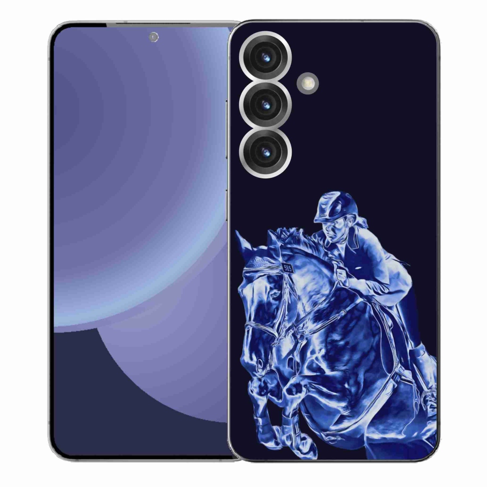 Gelový kryt mmCase na Samsung Galaxy S25+ - dostihový kůň