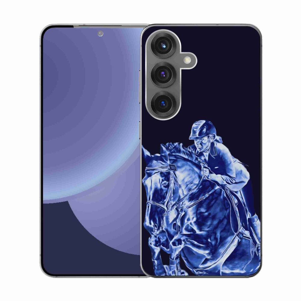 Gelový kryt mmCase na Samsung Galaxy S25 - dostihový kůň