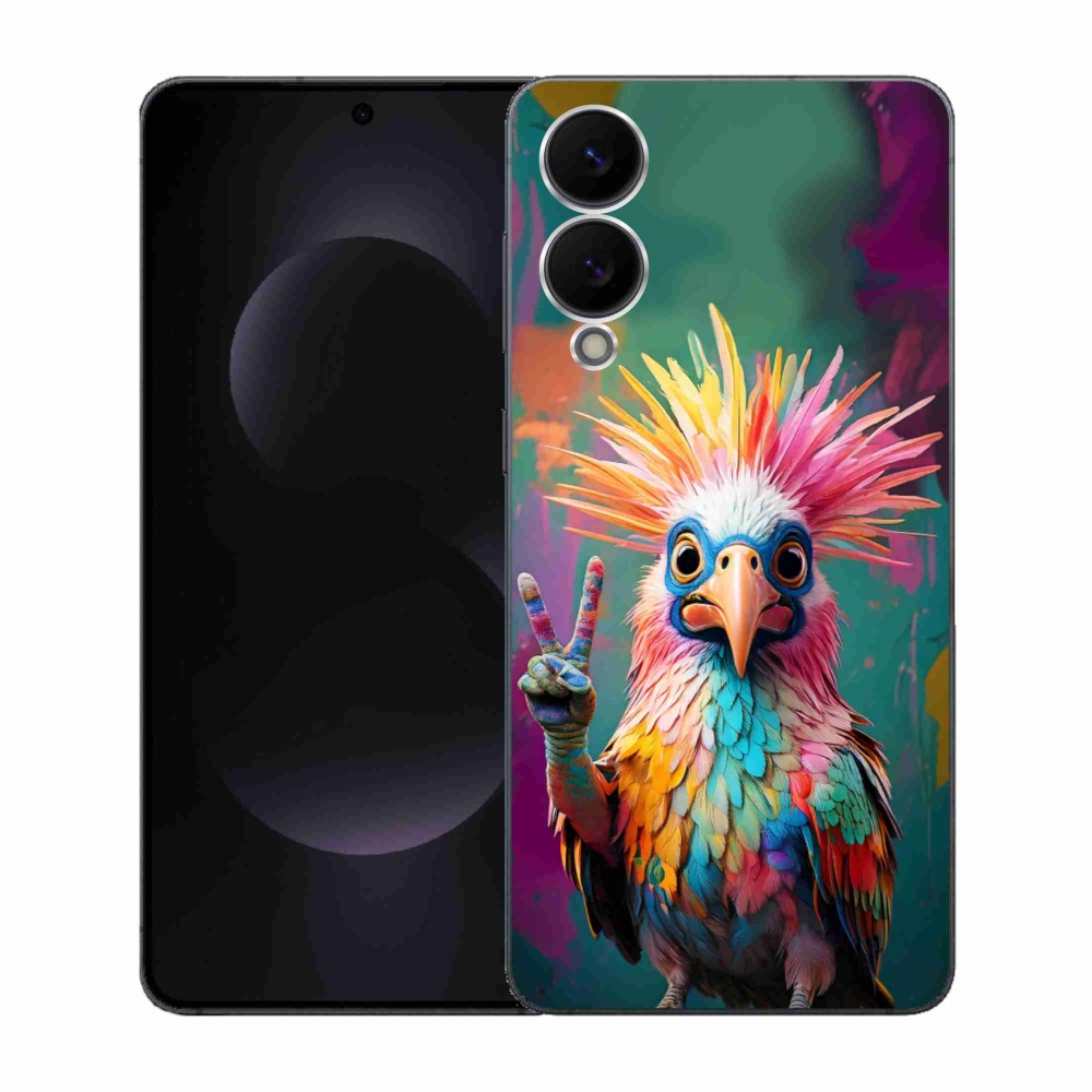 Gelový kryt mmCase na Samsung Galaxy S25 Edge - barevný rebel