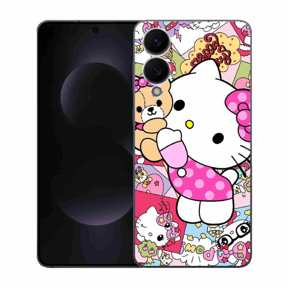 Gelový kryt mmCase na Samsung Galaxy S25 Edge - cute kitty