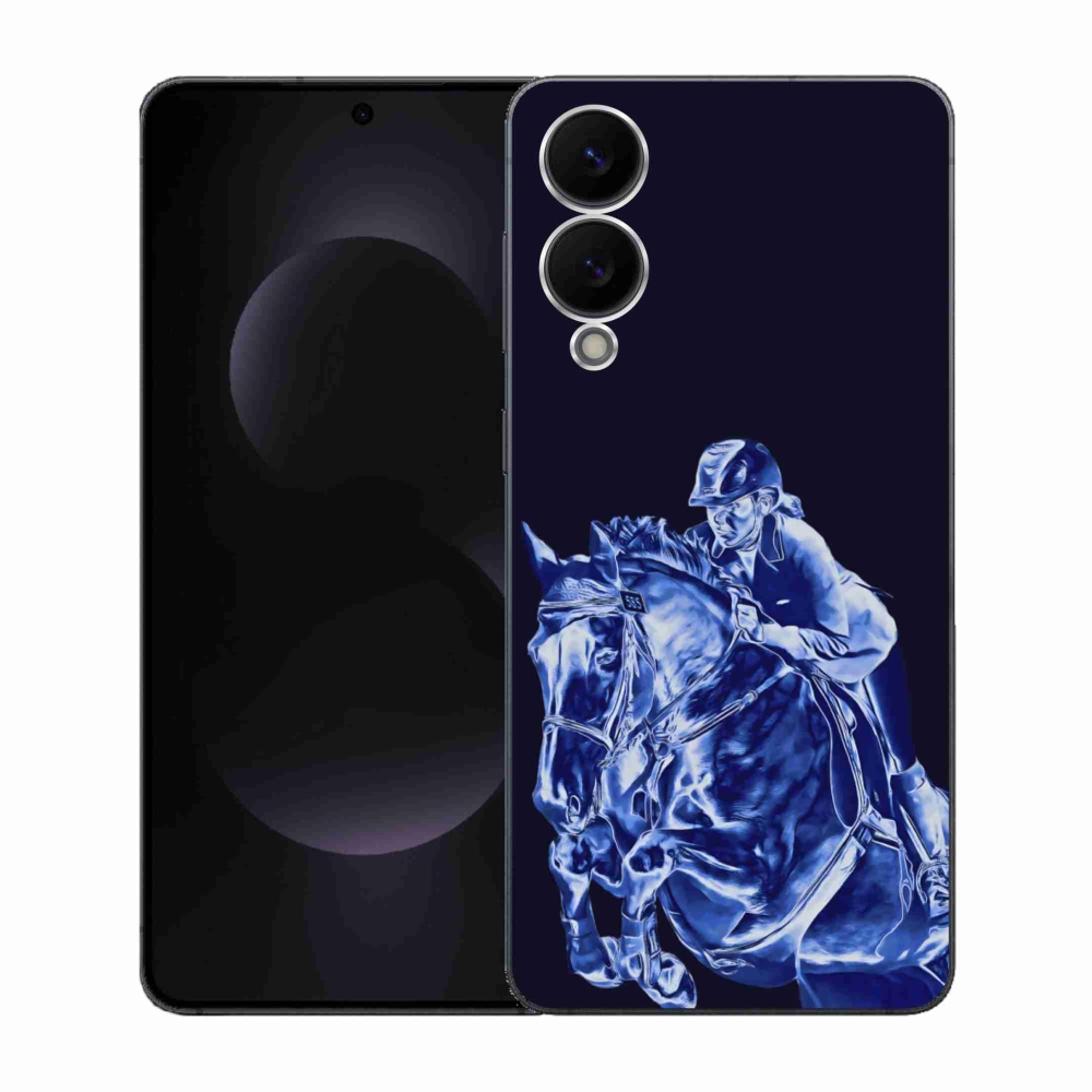 Gelový kryt mmCase na Samsung Galaxy S25 Edge - dostihový kůň