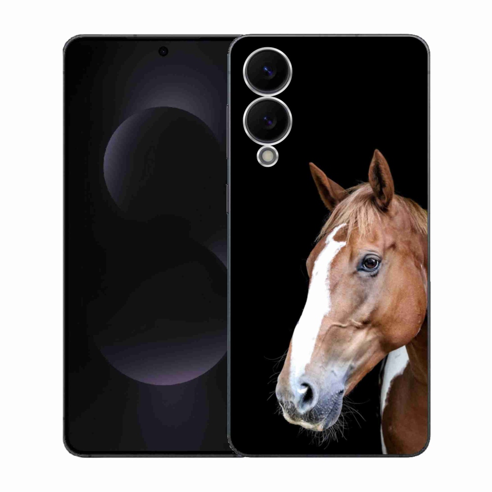 Gelový kryt mmCase na Samsung Galaxy S25 Edge - hnědý kůň 3