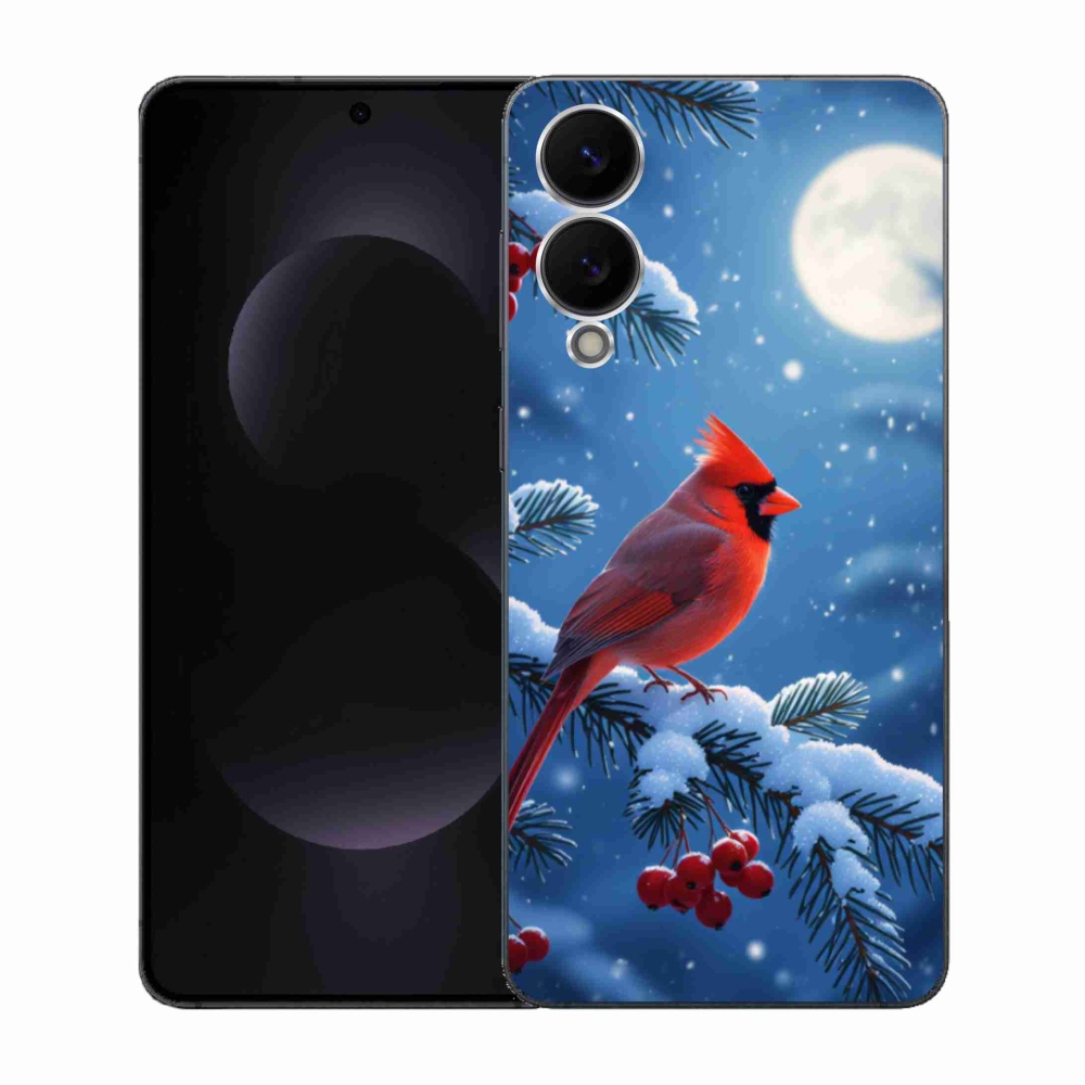 Gelový kryt mmCase na Samsung Galaxy S25 Edge - kardinál červený