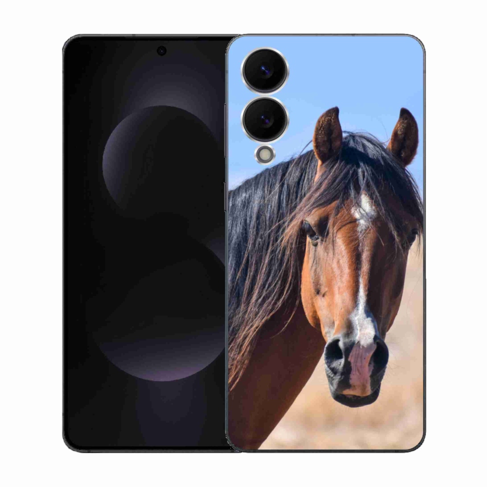 Gelový kryt mmCase na Samsung Galaxy S25 Edge - klidný kůň