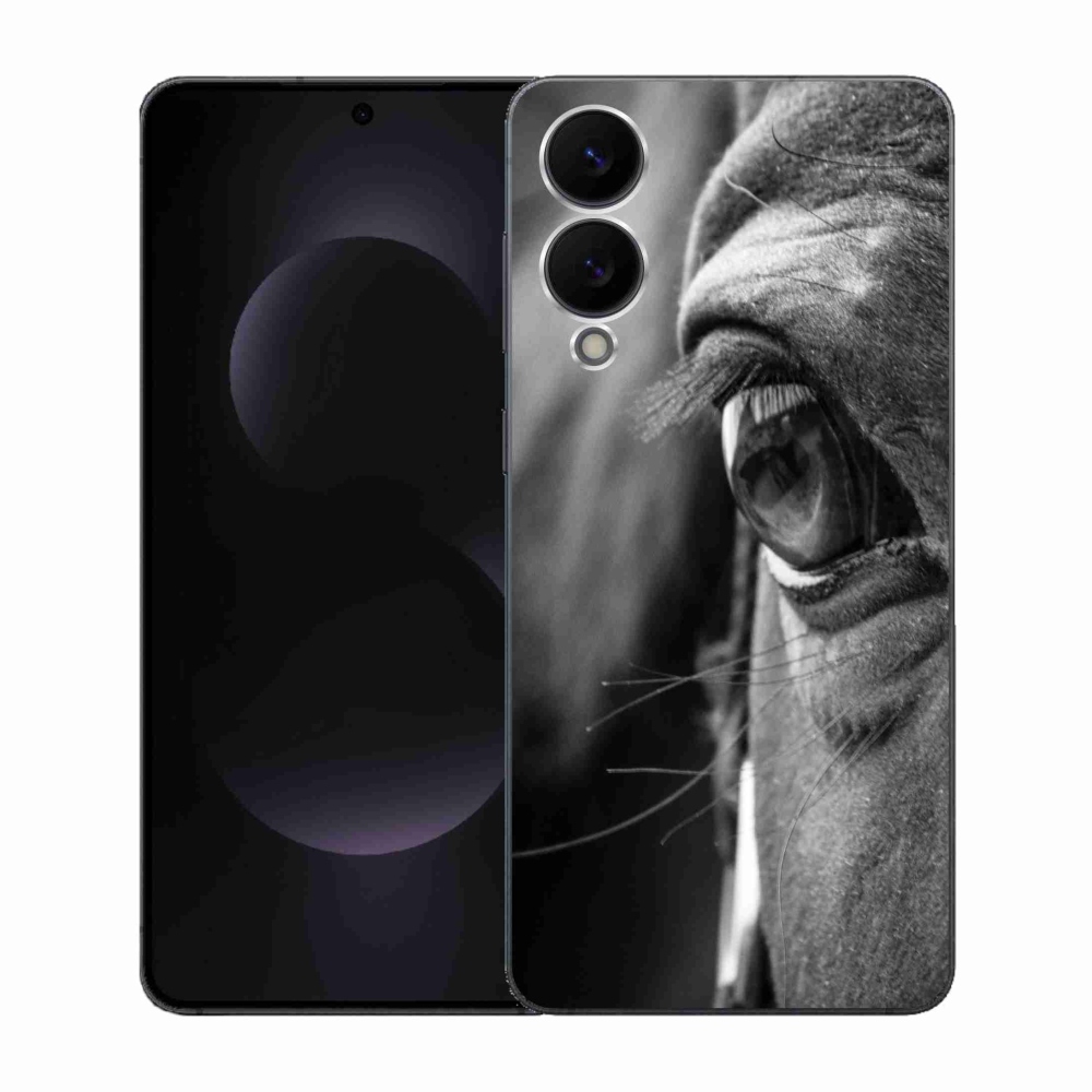 Gelový kryt mmCase na Samsung Galaxy S25 Edge - koňský pohled