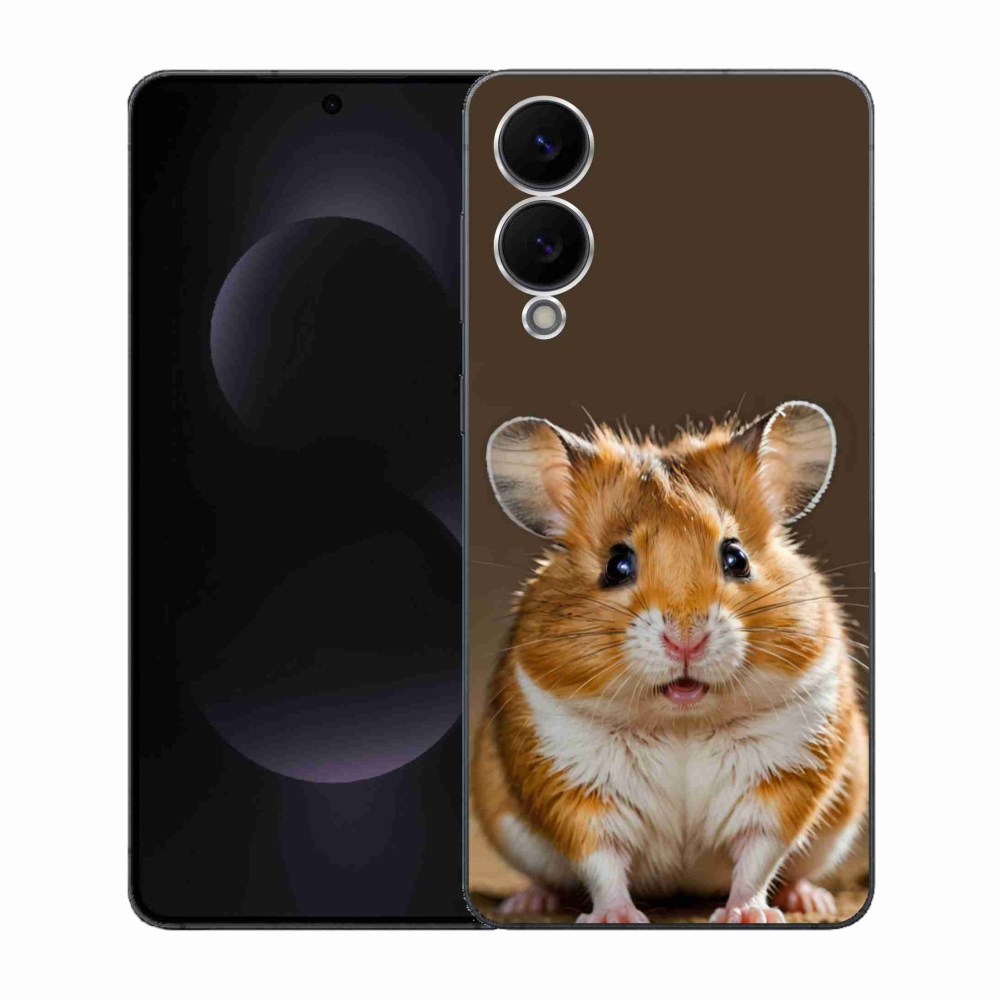 Gelový kryt mmCase na Samsung Galaxy S25 Edge - křeček