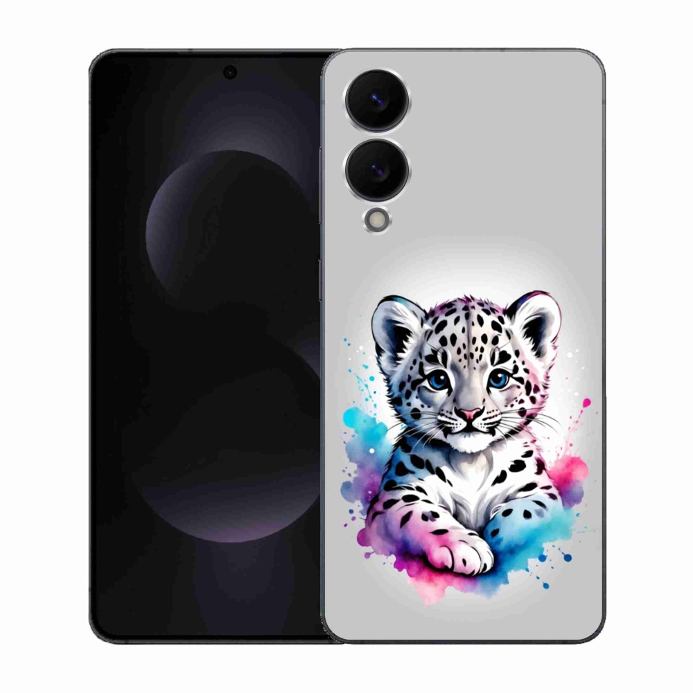 Gelový kryt mmCase na Samsung Galaxy S25 Edge - levhartí mládě