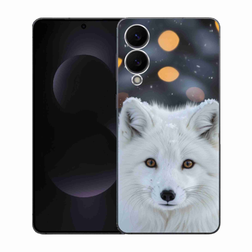 Gelový kryt mmCase na Samsung Galaxy S25 Edge - liška polární