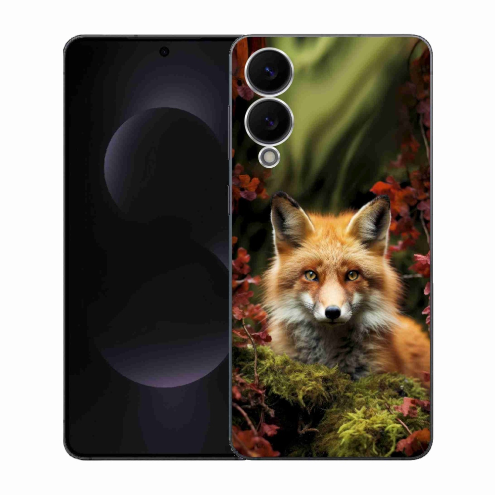 Gelový kryt mmCase na Samsung Galaxy S25 Edge - liška v lese