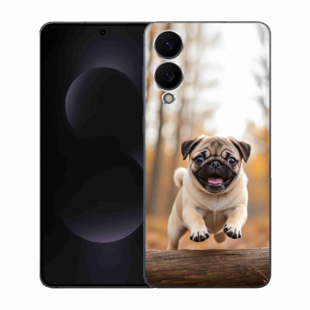 Gelový kryt mmCase na Samsung Galaxy S25 Edge - mops 2