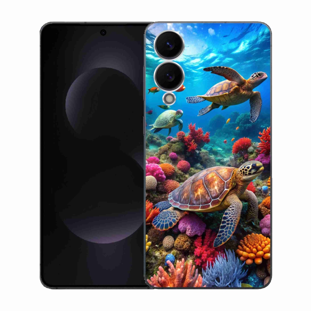 Gelový kryt mmCase na Samsung Galaxy S25 Edge - mořský svět 2