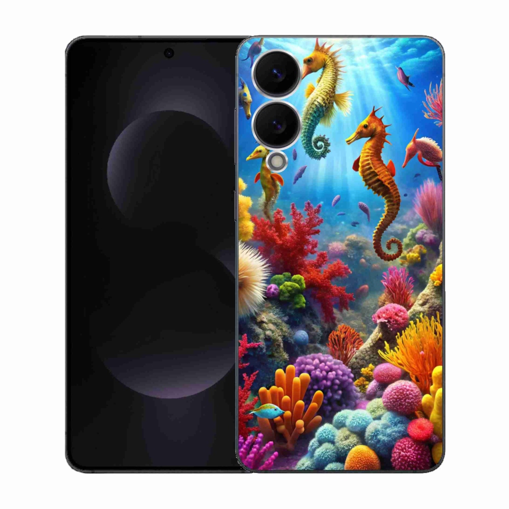 Gelový kryt mmCase na Samsung Galaxy S25 Edge - mořský svět 3