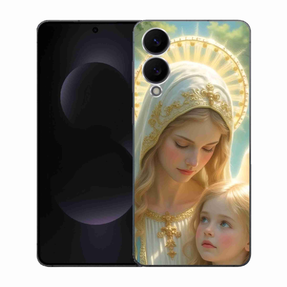 Gelový kryt mmCase na Samsung Galaxy S25 Edge - náboženský motiv 2