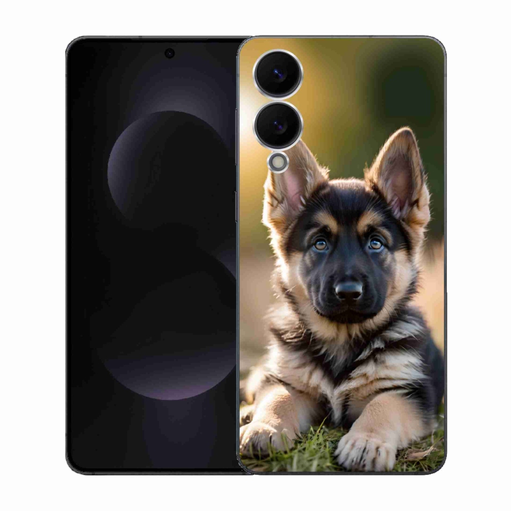 Gelový kryt mmCase na Samsung Galaxy S25 Edge - německý ovčák v přírodě