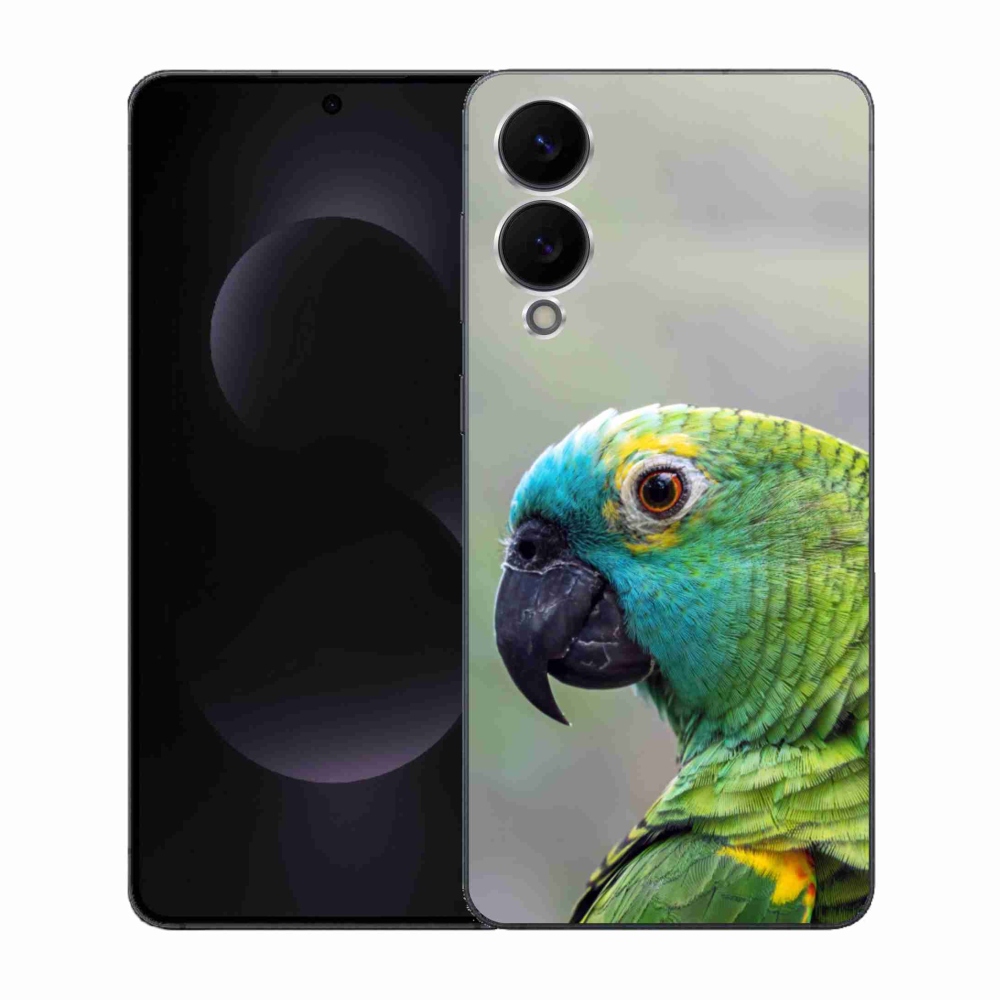 Gelový kryt mmCase na Samsung Galaxy S25 Edge - papoušek amazoňan