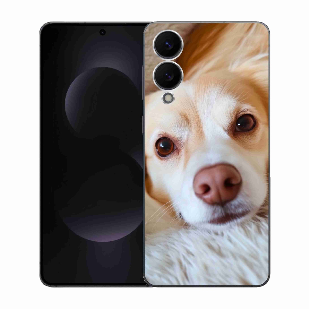 Gelový kryt mmCase na Samsung Galaxy S25 Edge - Roztomilá čivava