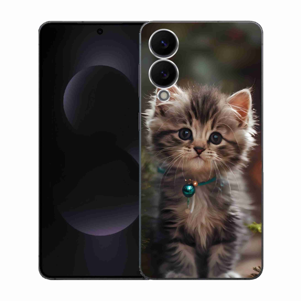 Gelový kryt mmCase na Samsung Galaxy S25 Edge - roztomilé kotě 11