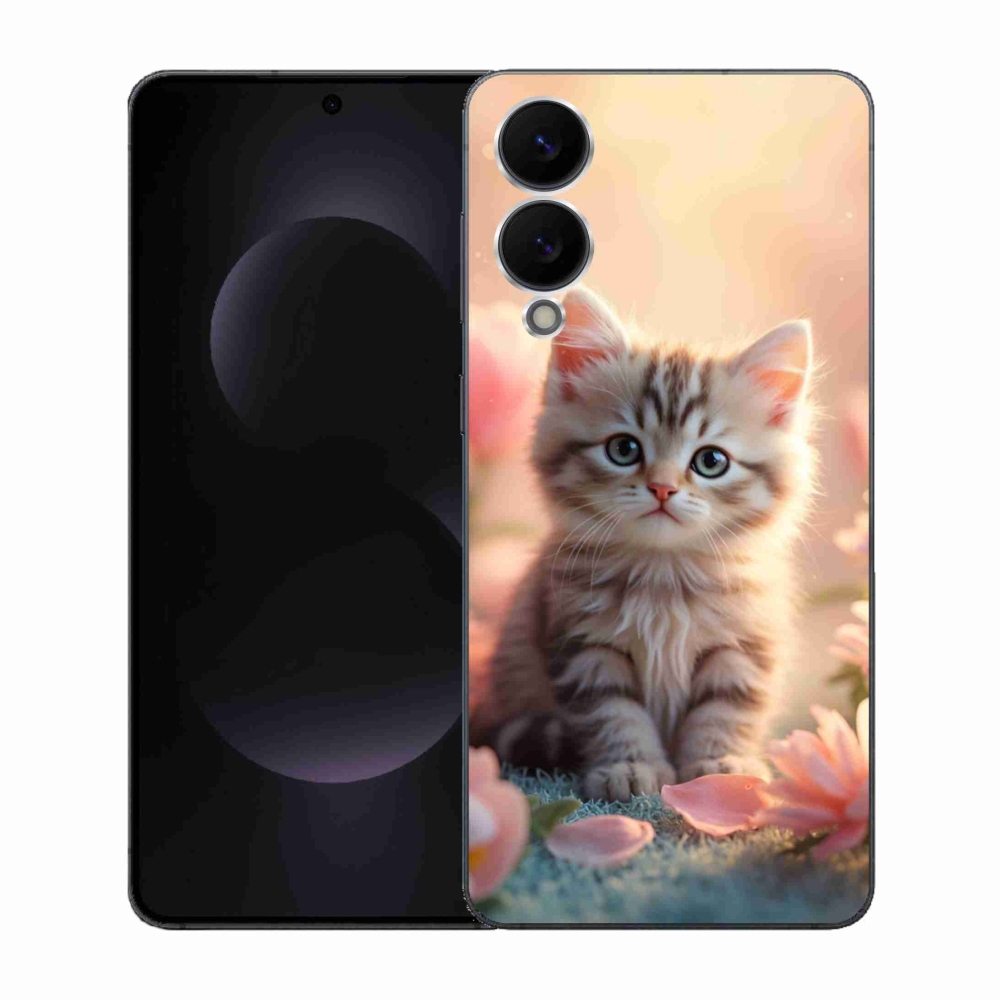 Gelový kryt mmCase na Samsung Galaxy S25 Edge - roztomilé kotě 8