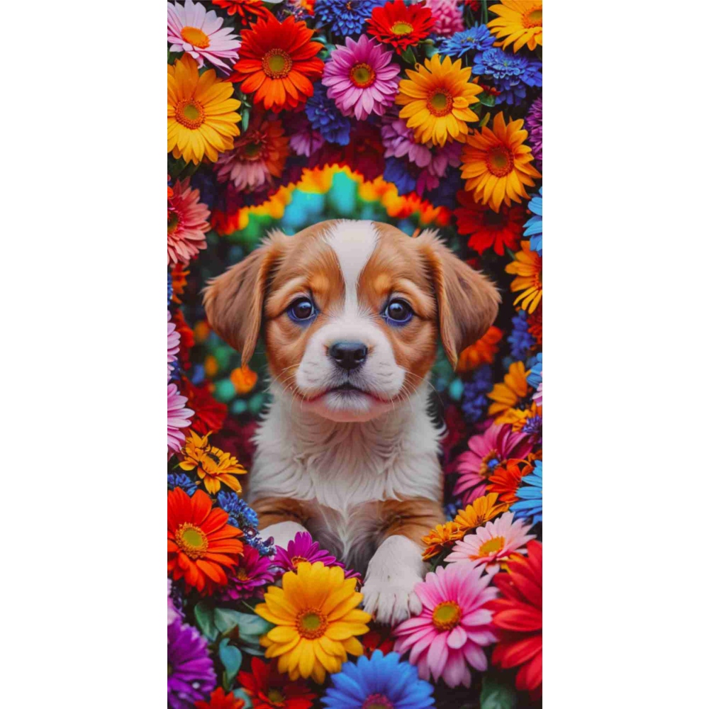 Gelový kryt mmCase na Samsung Galaxy S25 Edge - roztomilé štěně