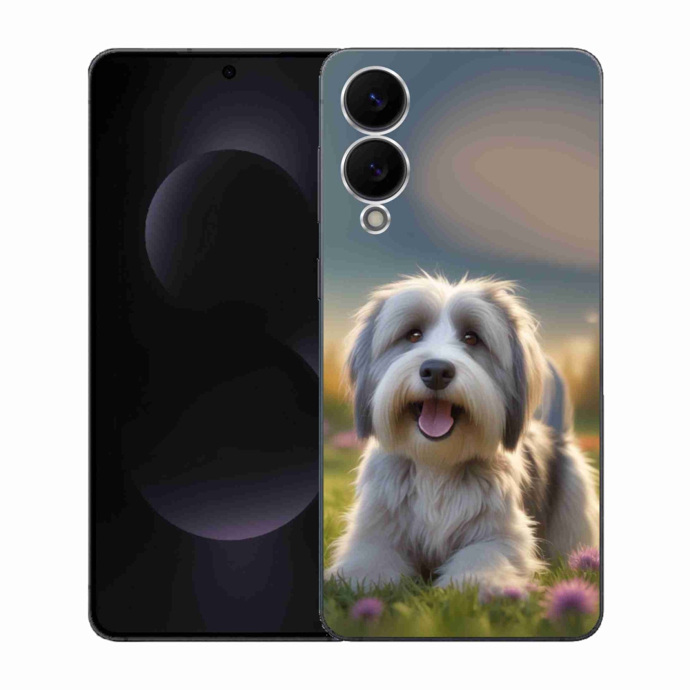 Gelový kryt mmCase na Samsung Galaxy S25 Edge - roztomilý havanský psík