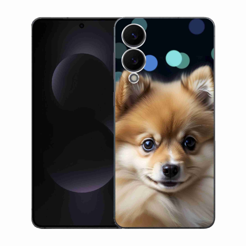 Gelový kryt mmCase na Samsung Galaxy S25 Edge - roztomilý pomeranian