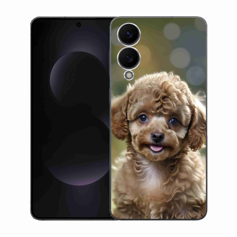 Gelový kryt mmCase na Samsung Galaxy S25 Edge - roztomilý pudl