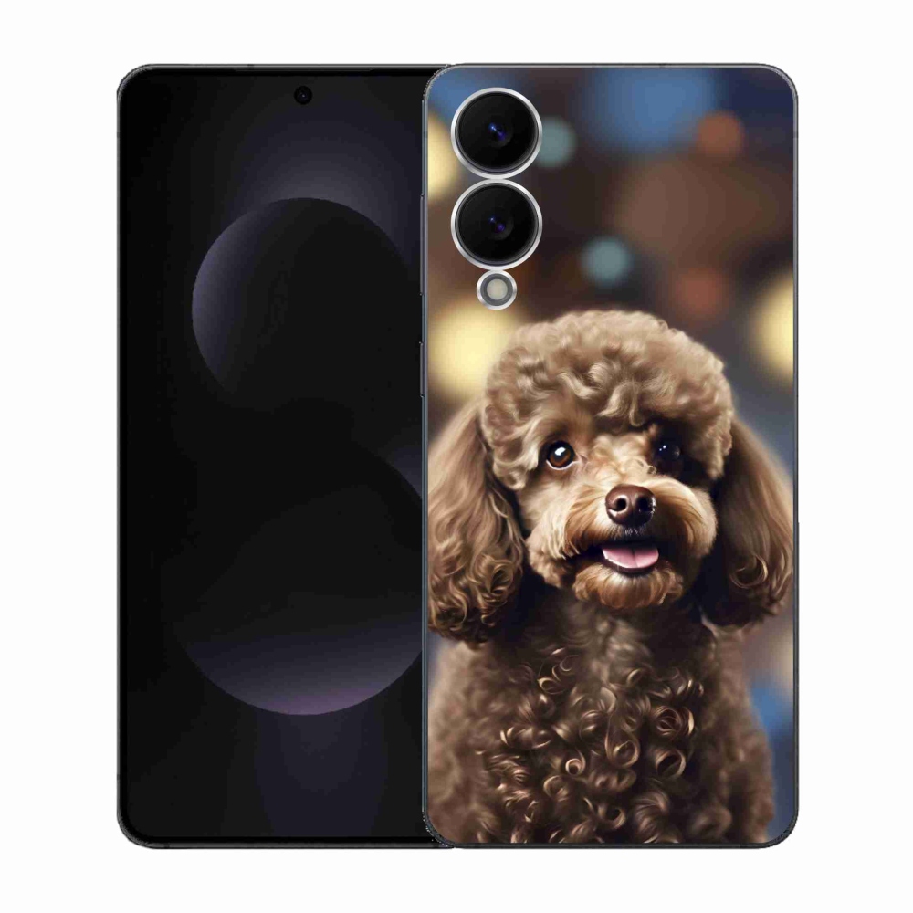 Gelový kryt mmCase na Samsung Galaxy S25 Edge - roztomilý pudl