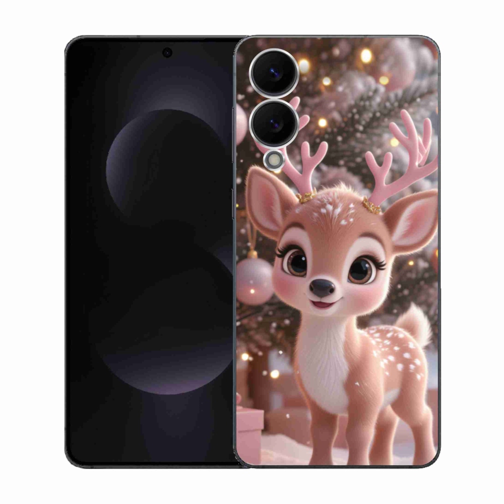 Gelový kryt mmCase na Samsung Galaxy S25 Edge - roztomilý sob