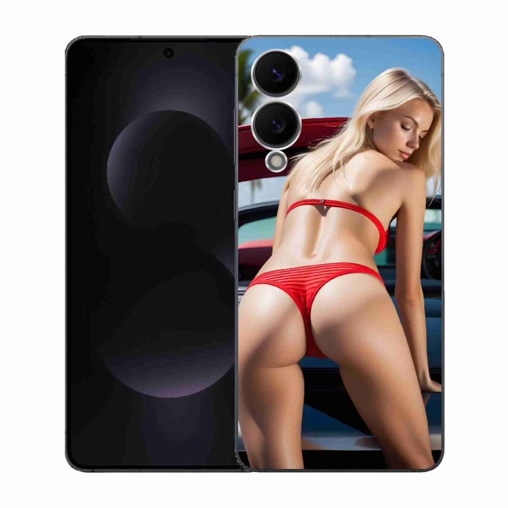Gelový kryt mmCase na Samsung Galaxy S25 Edge - sexy žena 2