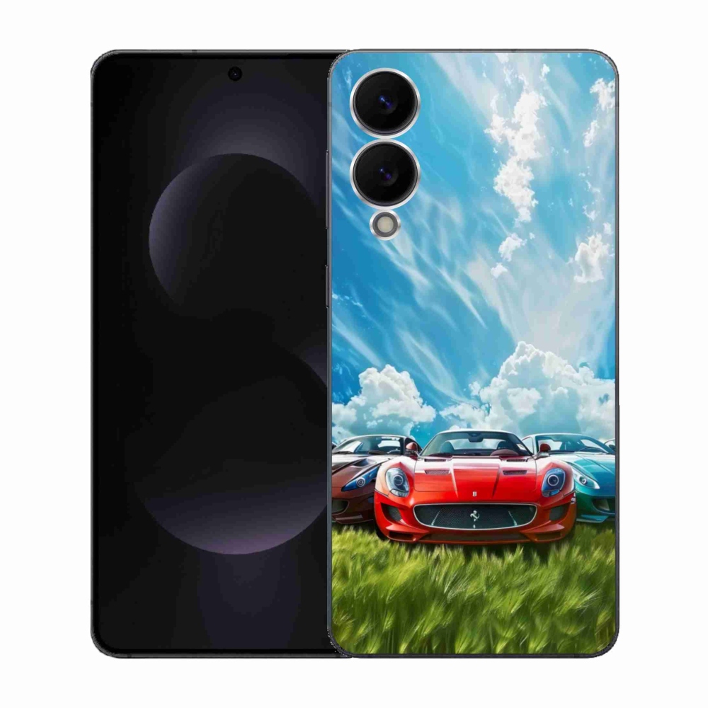 Gelový kryt mmCase na Samsung Galaxy S25 Edge - sportovní vozy