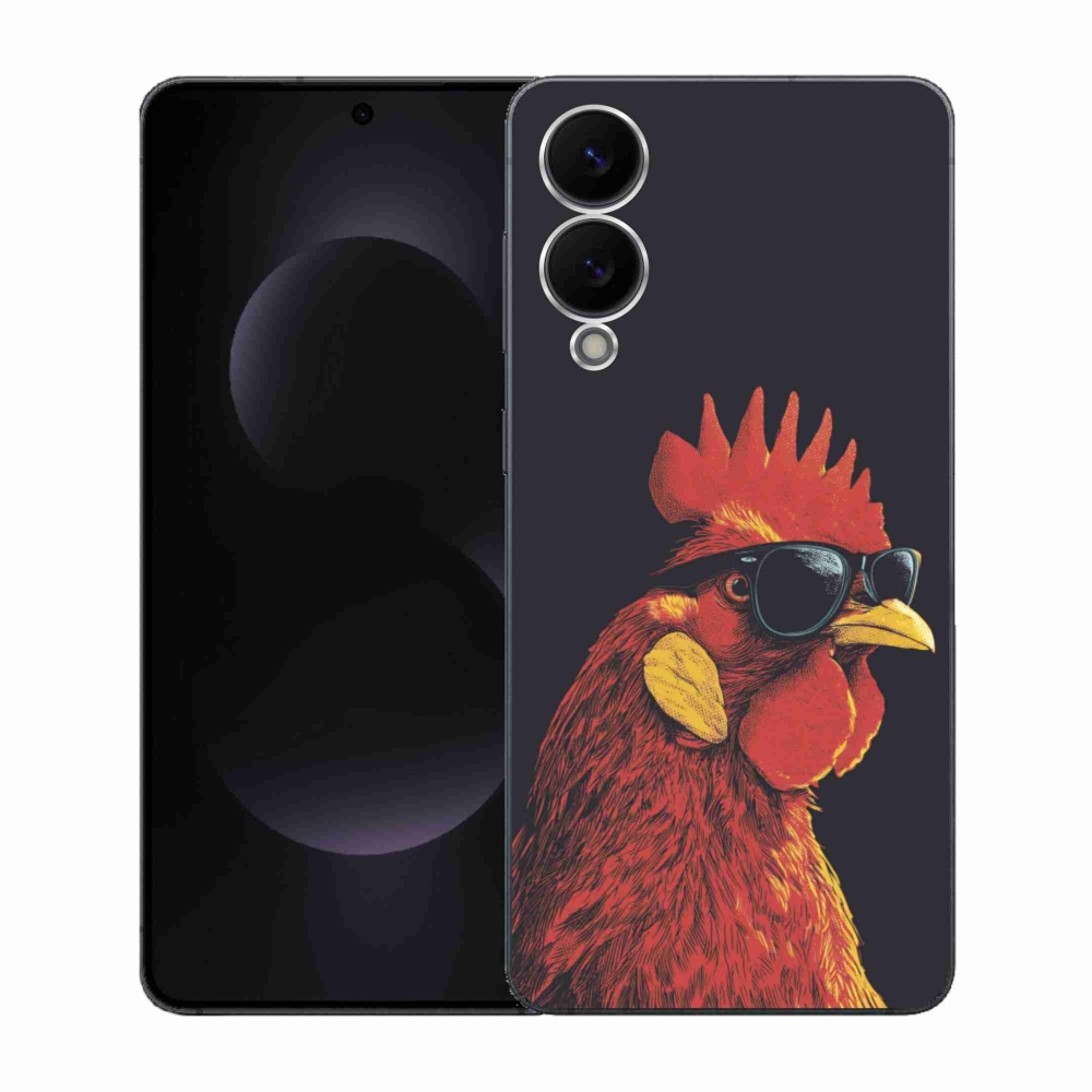 Gelový kryt mmCase na Samsung Galaxy S25 Edge - stylový kohout