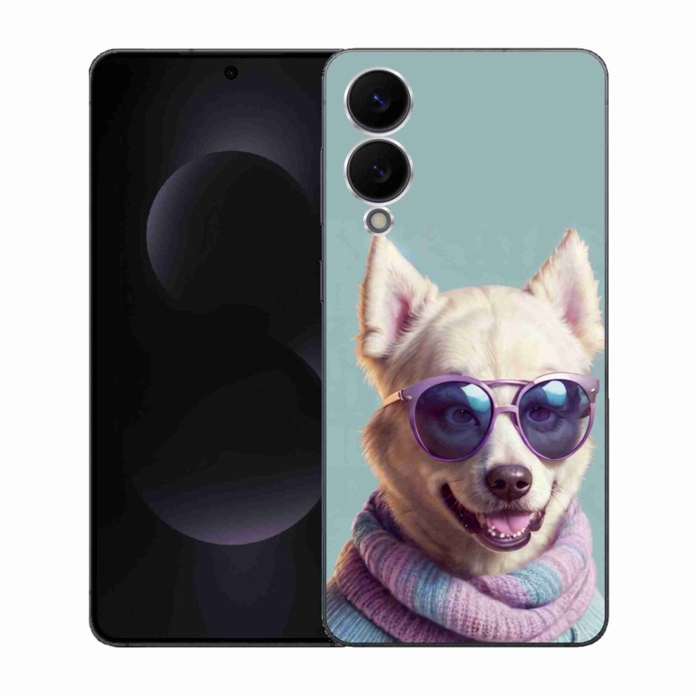 Gelový kryt mmCase na Samsung Galaxy S25 Edge - stylový německý špic