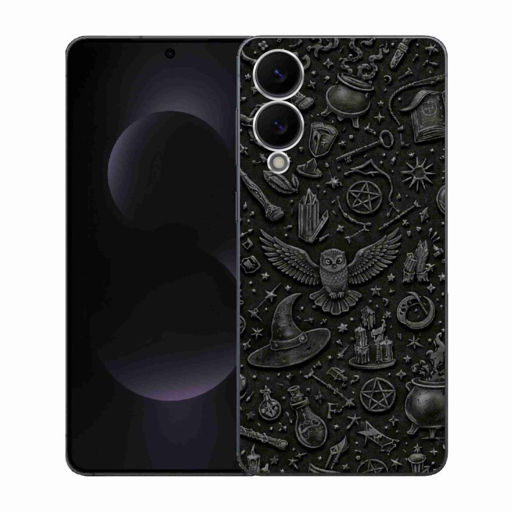 Gelový kryt mmCase na Samsung Galaxy S25 Edge - tmavý magický svět